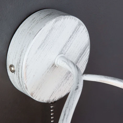 Бра Eurosvet Camomile 70089/1 белый с серебром