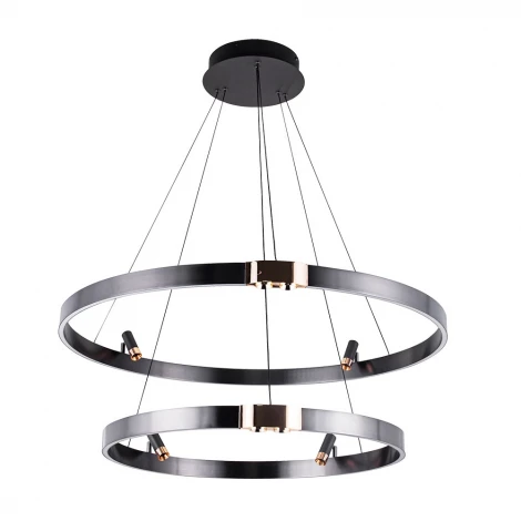 Подвесной светильник LED со спотами Arte Lamp Cesare A1993SP-64BK кольцо
