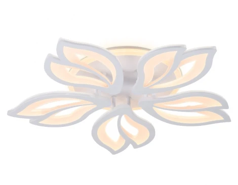Потолочная люстра Ambrella Acrylica FA543 (регулировка яркости, LED, 220V, пульт управления, управление смартфоном, умный дом - PC.Lamper, цветы)