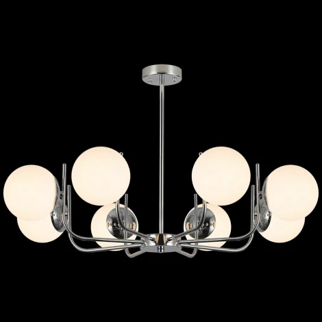 Потолочная люстра на штанге ILLUMICO IL0167-8P-79 CR (220V, шар)