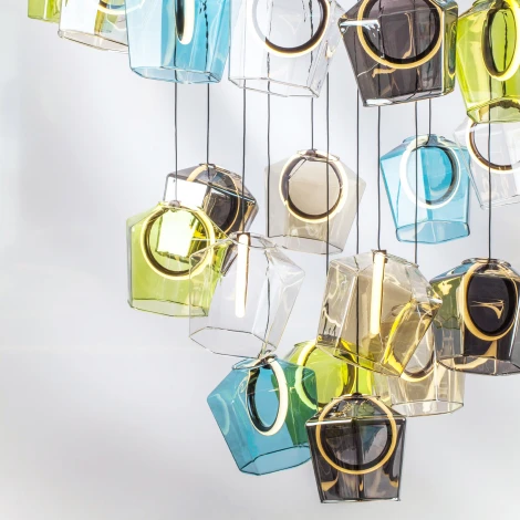 Потолочная люстра каскадная Lightstar Caramello 796289 (LED, 220V, на проводе)