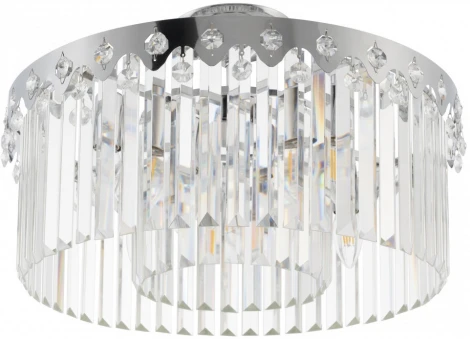 Потолочная люстра хрустальная на штанге Arte Milano Sorrento-8909 378909/6/50/490 CR (220V)