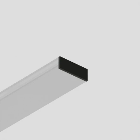 Комплект торцевых заглушек (2 шт.) для треков Air, пластик, чёрный Denkirs Air Base TR5235-BK