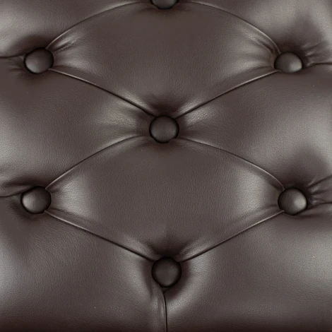 Банкетка Грейс орех, к/з Ева 1, каретная стяжка Л Mebelik арт.008581