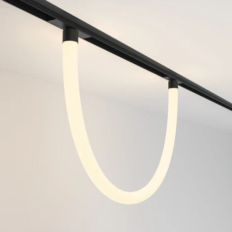 Трековый подвесной светильник с гибким неоном гибкий 48V Tau Exility 3000K 20Вт 360° LED (магнитный) Maytoni Technical TR101-2-20W3K-B