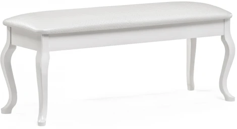 Банкетка Хиль белая / кожзам белый пунто 515157 Woodville