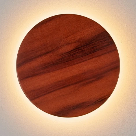 Настенный светильник Odeon Light Liana 7108/15WL окраш. под дерево/металл LED 12W 220V (круглые, IP54)