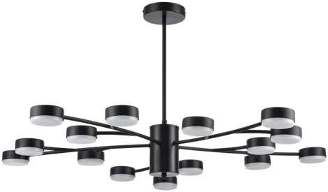 Потолочная люстра на штанге Lumion Torina 8117/15 черный, металл LED GX53 15*7W 220V