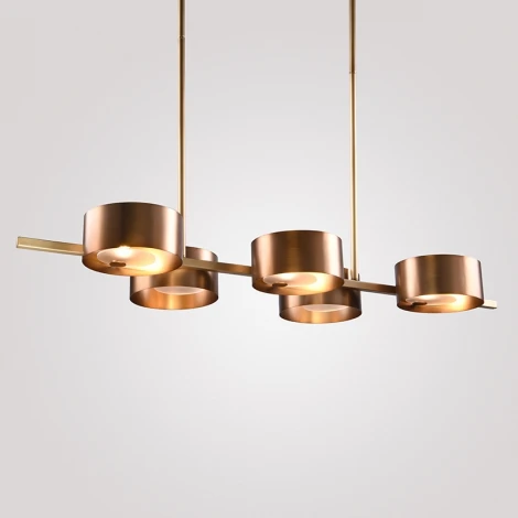 Потолочная люстра на штанге Sound Or6 Suspension Lamp 5 ImperiumLoft Trial01 (102140-26) (220V)