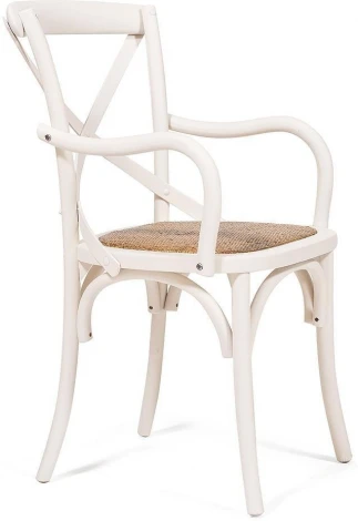 Обеденный стул Tetchair CROSS (Вяз/Белый) 12375