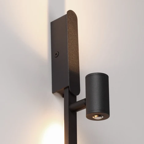 Прямой элемент для инсталляции Odeon Light Fino 7155/150S черный/силикон/металл IP20 LED 24W(21W+3W) 600Лм 3000K 120° 24V