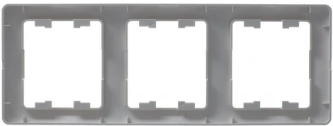 Рамка на 3 поста (перламутровый) Systeme Electric Glossa GSL000607