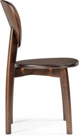Стул деревянный Woodville Окава венге коричневый жесткий арт.615249
