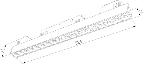 Трековый светильник магнитный Downlight Elektrostandard Slim Magnetic SL03 85006/01 18W 3000K (черный) (LED, 48V)