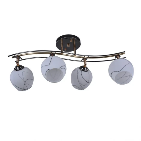 Потолочная люстра IDLamp Violetta 880/4PF-Darkgold