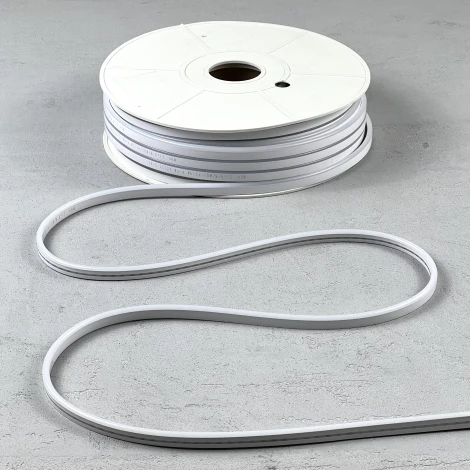 Односторонний Гибкий Неон 6х12мм Тепло-Белый 12В, IP65 Laitcom FR-23521