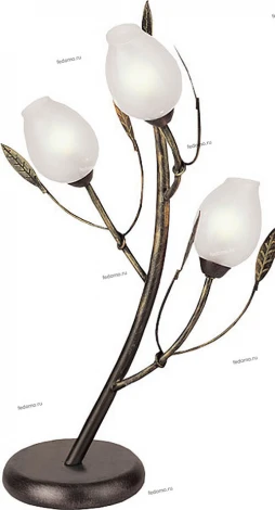 Интерьерная настольная лампа N-Light TX-0227 TX-0227/3 gold with clear red