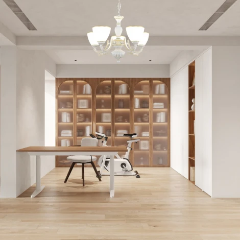 Подвесная люстра Arte Milano AM342837 342837/5 WT+G (220V, на цепи)