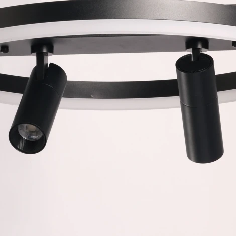 Потолочный люстра со спотами DeMarkt Драйв 377013303 (LED, 220V, пульт управления, круглые)