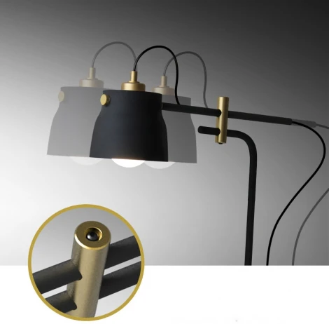 Торшер Ram Flor Black ImperiumLoft Ramflor01 (101955-26) (220V)