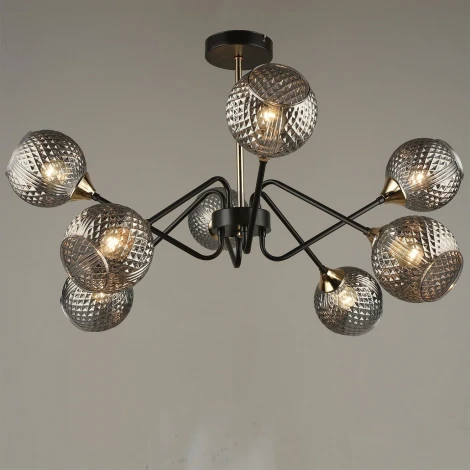 Потолочная люстра на штанге Reluce 04898-0.3-08 COFFEE+FGD (220V)