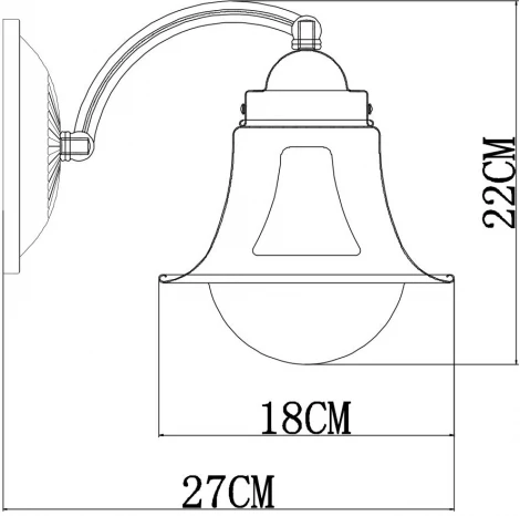 Бра Arte Lamp Marino A7022AP-1WG