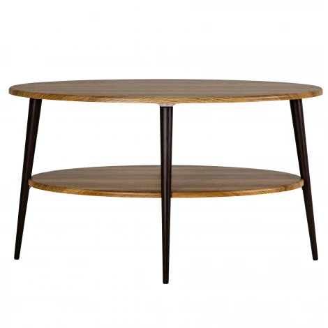 Стол журнальный BeautyStyle 29 дуб вотан/черный Mebelik 009785