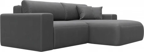 Диван угловой Лига-036 НПБ Классик правый угол Лига Диванов (Замша) арт.127741