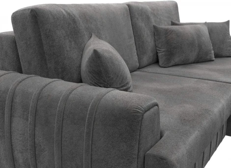 Диван угловой Лига-057 НПБ угол правый Лига Диванов (Велюр) арт.129277