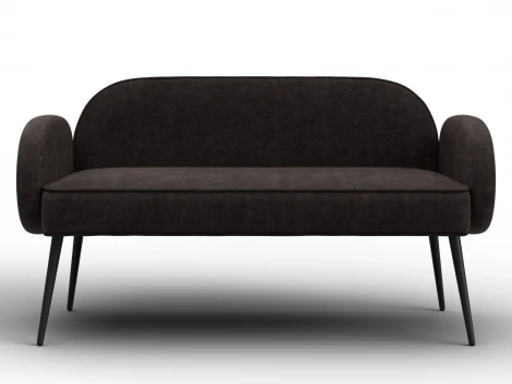 Диван прямой Лига-086 (Фанера,Велюр/Коричневый) Лига Диванов 131098