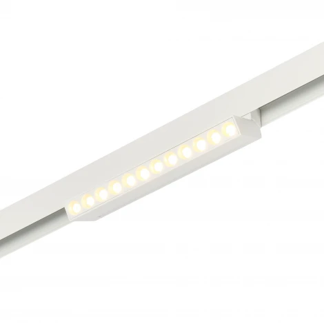 Трековый магнитный светодиодный светильник 12W 48V MyFar ФлоуПоинт MT0213-12W3K-W