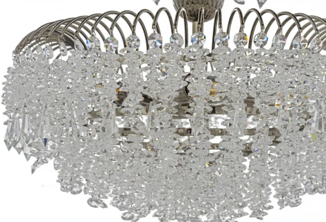 Подвесная люстра Arti Lampadari Bronte E 1.5.60.106 N (220V, хрусталь, на цепи)