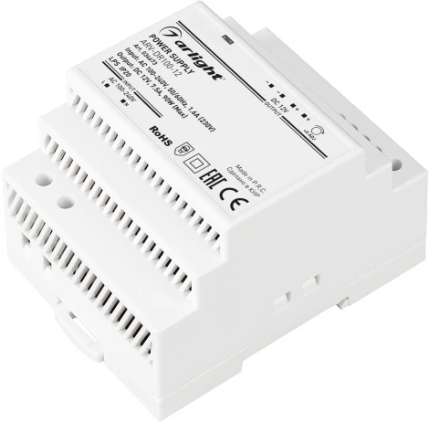 Блок питания ARV-DR100-12 (12V, 7.5A, 90W) (Arlight, IP20 DIN-рейка) 034673