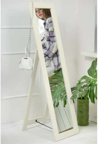 Зеркало напольное BeautyStyle 8 слоновая кость 138 см х 35 см от фабрики Mebelik
