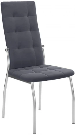Стул ГАЛС-М каркас хром/ B28 ANTRACITE Dikline 00-00058153