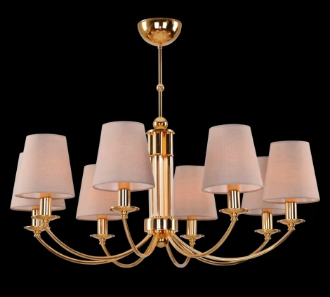 Подвесная люстра Crystal Lux Camila SP8 GOLD