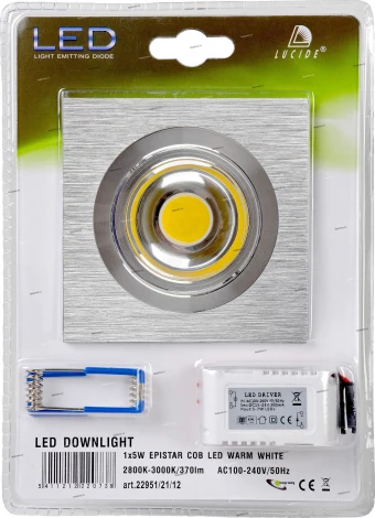 Встраиваемый точечный светильник Lucide Led-Spot 22951/21/12