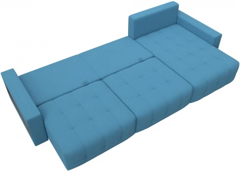 Диван угловой с полками Лига-053 НПБ Лонг Лига Диванов (Рогожка) арт.128956