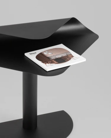 Журнальный столик Stool Group Cornea металл черный УТ000041894