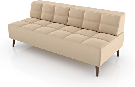 Диван Arsko Нельсон бежевый велюр