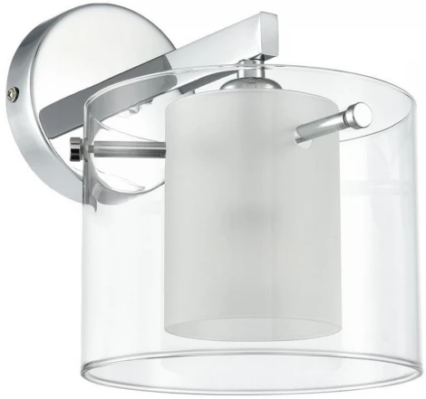 Бра Lumion Verdi 8261/1W металл/стекло, хром/прозрачный E14 1*40W 220V