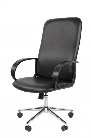 Офисное кресло Chairman 278 Россия экопремиум черный хром 7206371