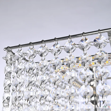 Торшер светодиодный APL LED Rimini S500.T1.30-150.B.Ni.4000