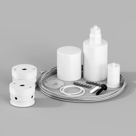 Набор для вертикального подвесного монтажа Nemo белый Maytoni Круглый 360° 20310