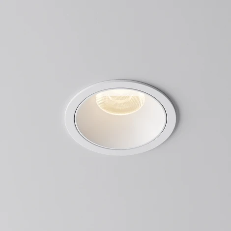 Встраиваемый светильник Maytoni Alfa LED DL043-01-15W3K-RD-W-1 (220V, круглые)