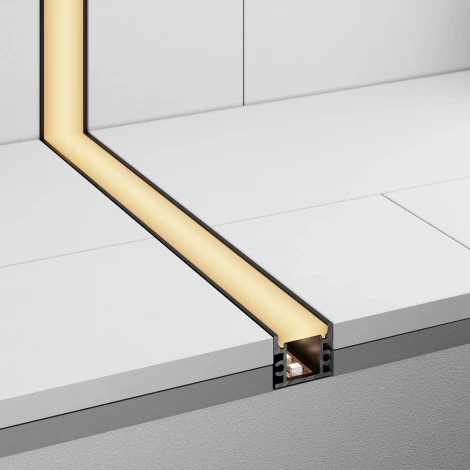 Профиль FLOOR18-H15-3000 ANOD BLACK (Arlight, Алюминий) 045672