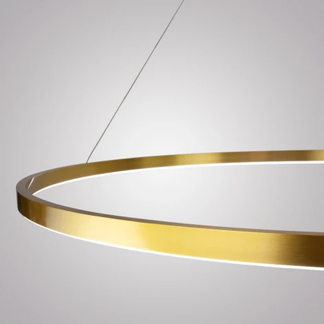 Подвесной светильник светодиодный AM Group AM520 D400 PG (220V, на тросе, кольцо)