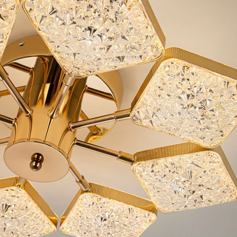 Потолочная люстра светодиодная с пультом с регулировкой цветовой температуры LED4U LED4U L8452-8