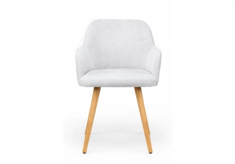 Стул деревянный Инфини 360 светло-серый (ocean 021) / светлое дерево 631779