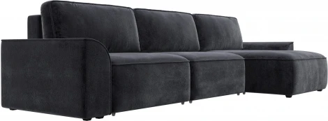 Диван угловой Лига-048 НПБ лонг Лига Диванов (Велюр) арт.128503